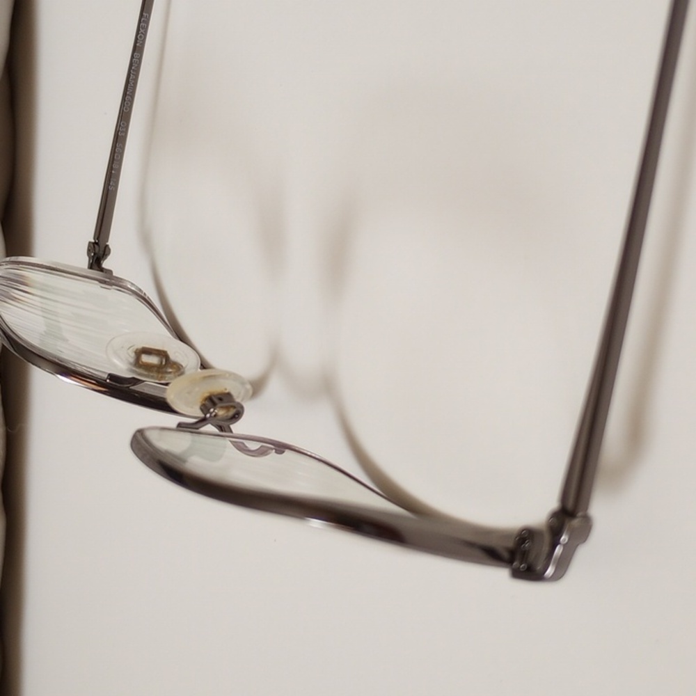 Flexon Glasses Frames. Silver. Benjamin 600. - image 2